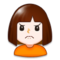 Woman Frowning emoji on Samsung